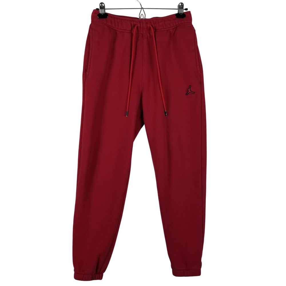 Jordan Joggers Men‎ Small Red Fleece Jumpman Logo Tapered Sweatpants DA9820-691